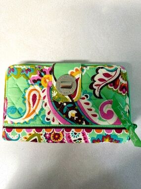 Vera Bradley Tutti Frutti Turnlock Wallet